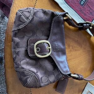Small authentic coach purse